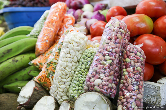 Produce at the Mercado de San Francisco in Quito, Ecuador