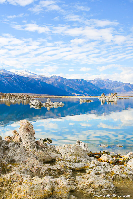 Winter at Mono Lake near Mammoth, California
