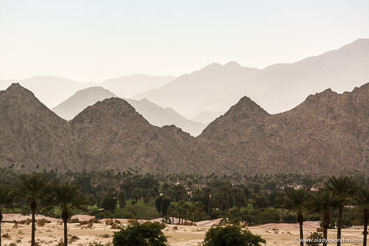 Mountains in Palm Desert, California