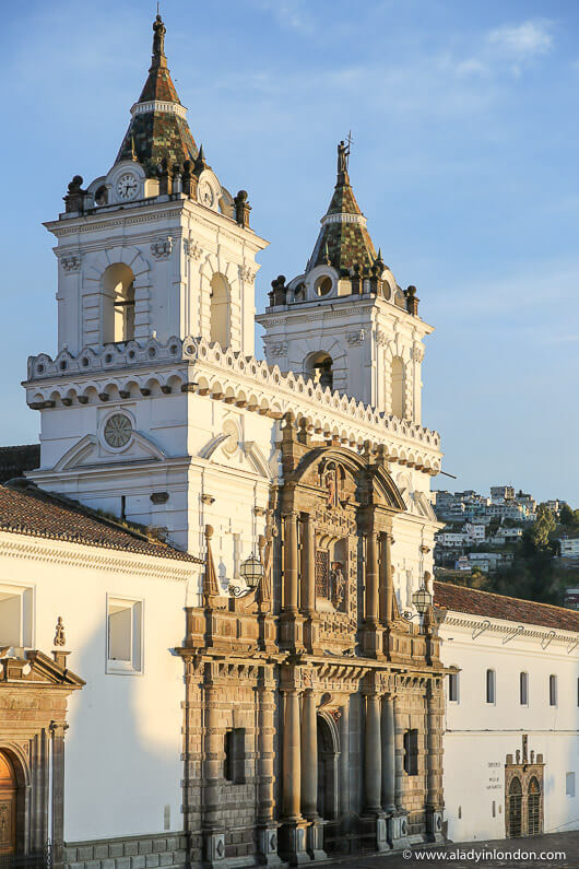 Church of San Francisco in Quito, Ecuador