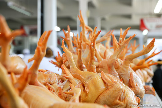Chicken Feet at the Mercado de San Francisco in Quito, Ecuador