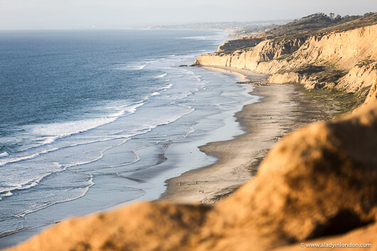Beach in San Diego in Winter