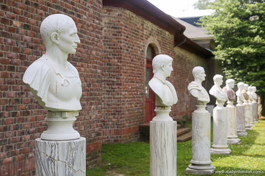 Sculptures in Southampton, New York
