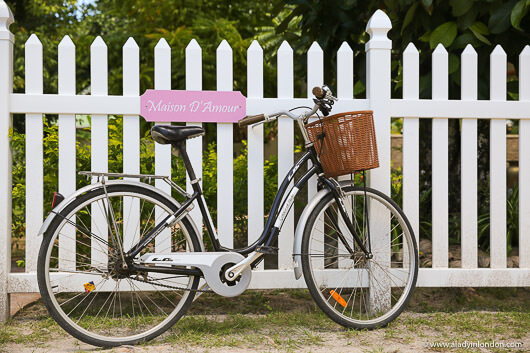 Bicycle on La Digue in the Seychelles