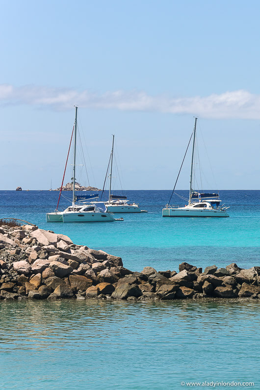 Boats in the Seychelles