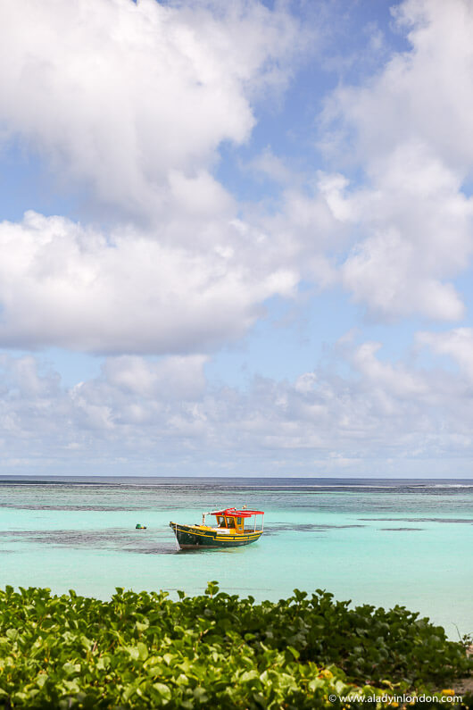 Pirogue in the Seychelles