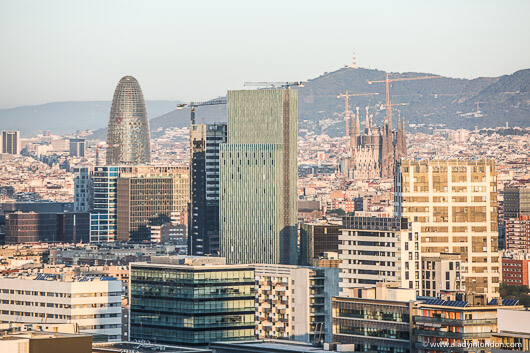 Barcelona View from one of the best rooftop bars in Europe