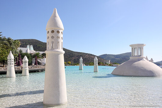 Pool at Kempinski Hotel Spa in Bodrum, Turkey