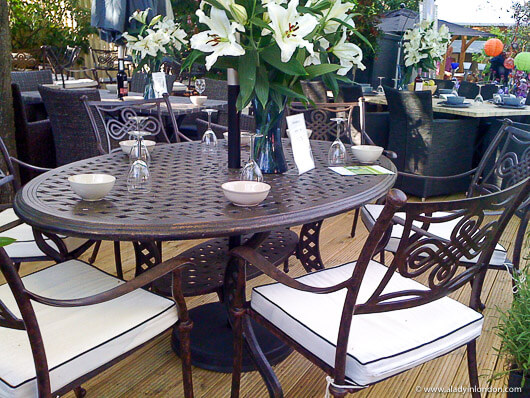 Garden table and chairs