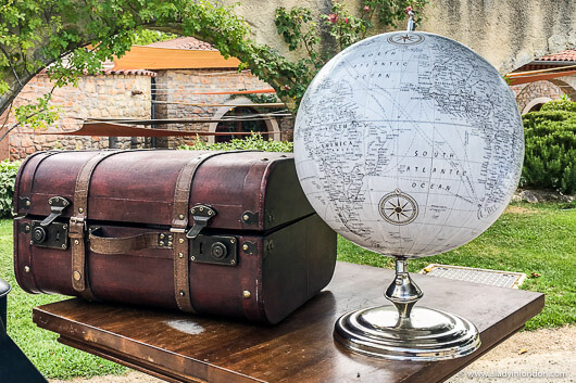 Globe and Suitcase