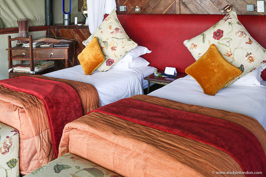 Room at the Islands of Siankaba in Zambia
