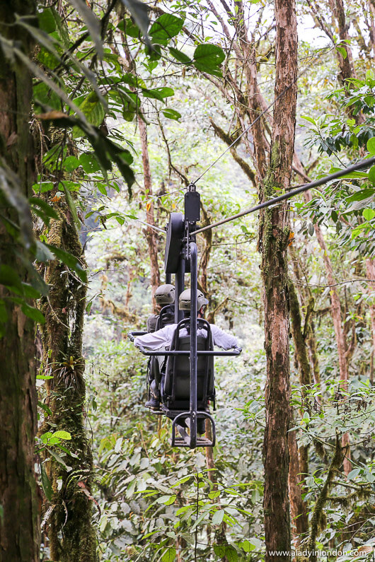 Sky Bike at Mashpi Lodge in Ecuador