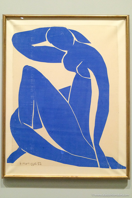 Blue Nudes at the Matisse Cut-Outs Exhibition in London
