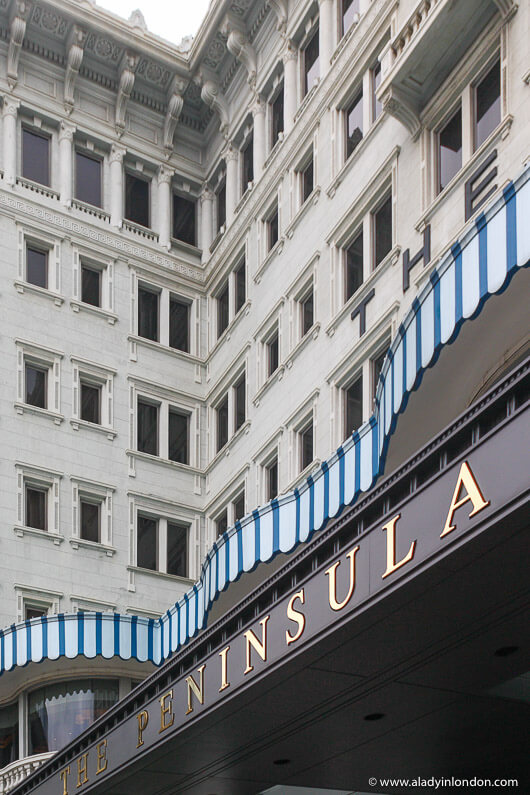 Peninsula Hotel in Hong Kong