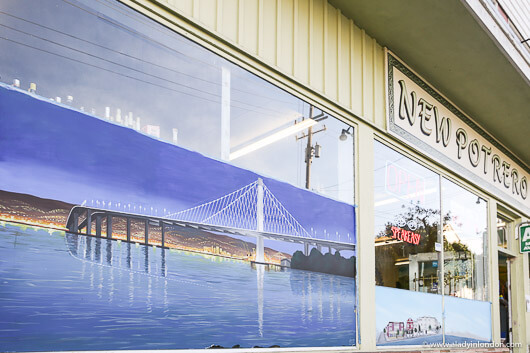 Mural in Potrero Hill, San Francisco