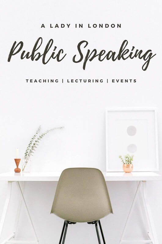 Public Speaking and Teaching Website