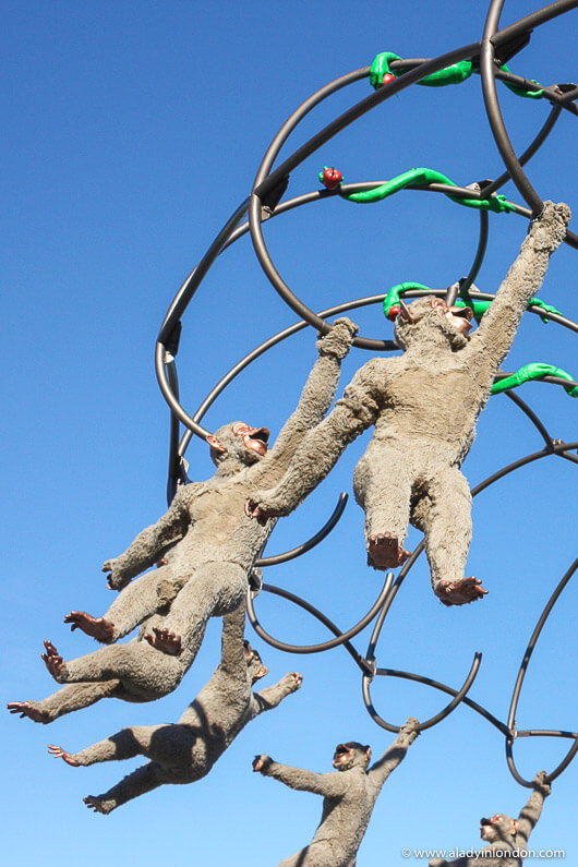 Sculpture Outside the Exploratorium in San Francisco