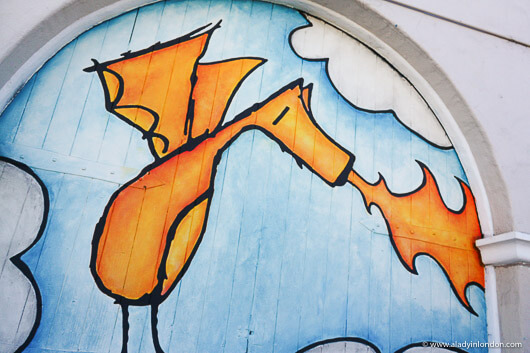 Street Art Mural in Santa Barbara's Funk Zone