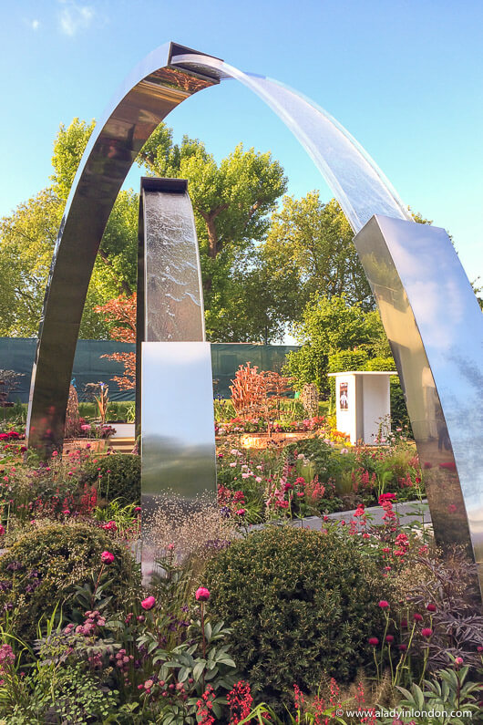 Fountain at the Chelsea Flower Show