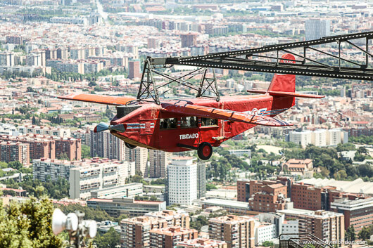 View from Tibidabo for a Barcelona Travel Guide