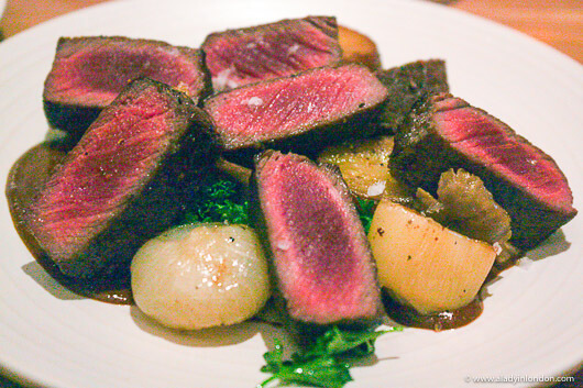 Elk at Forage Restaurant in Vancouver