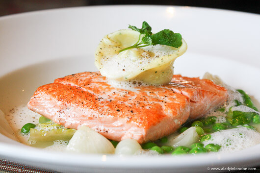 Salmon at Wedgewood Hotel in Vancouver