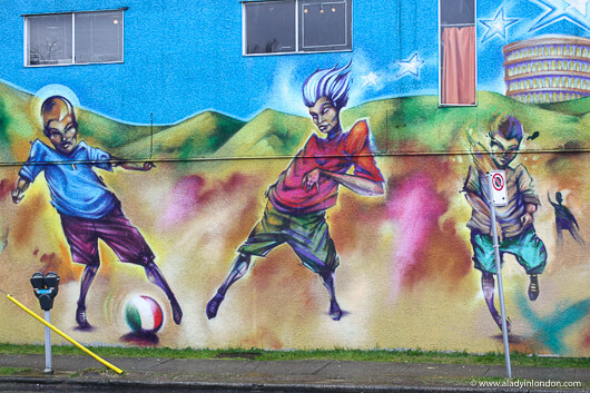 Street Art Mural on The Drive in Vancouver