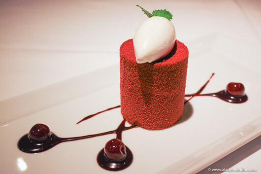 Dessert at Araxi Restaurant in Whistler