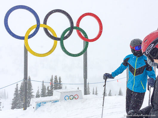 Skiing in Whistler in Winter
