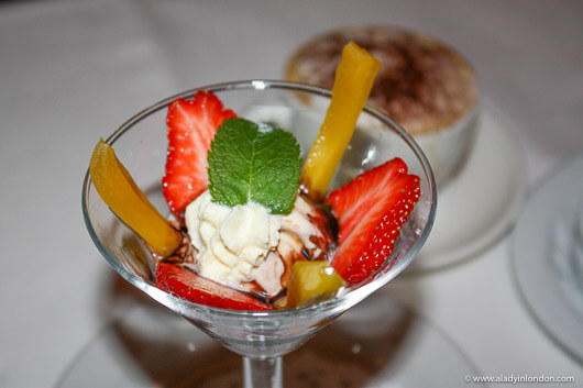 Strawberry Dessert at Tempo Doeloe in Amsterdam