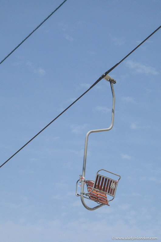 Chairlift in Anacapri, Italy