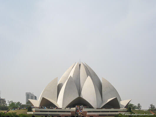 Baha'i Lotus Temple in Delhi, India
