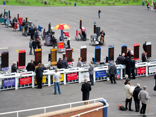 Betting at Newbury Racecourse
