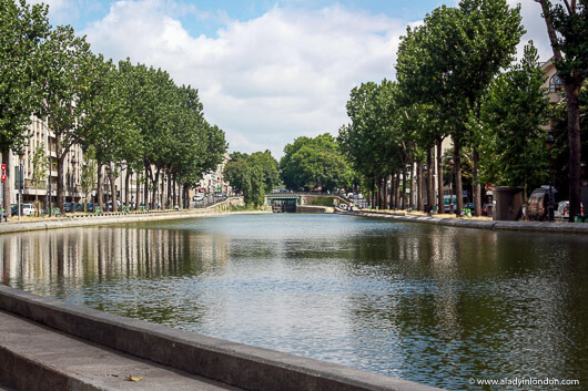 Canal Saint-Martin in Paris