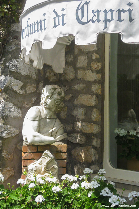 Boutique in Capri, Italy