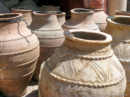 Clay jars for sale in Oman