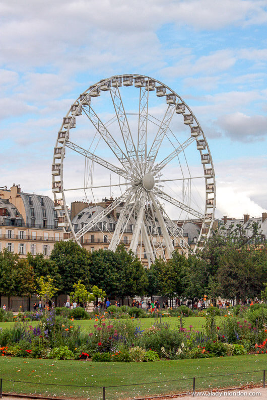 Ferris Wheel in the Tuileries in Paris