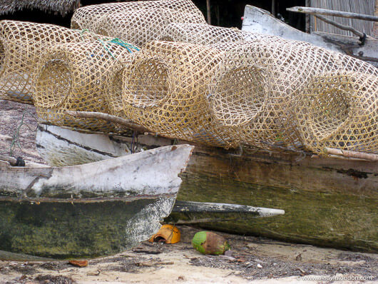 Fishing nets in Nosy Be
