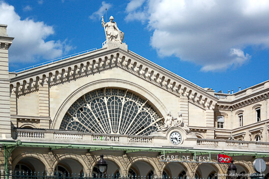 Gare de l'Est in Paris, France