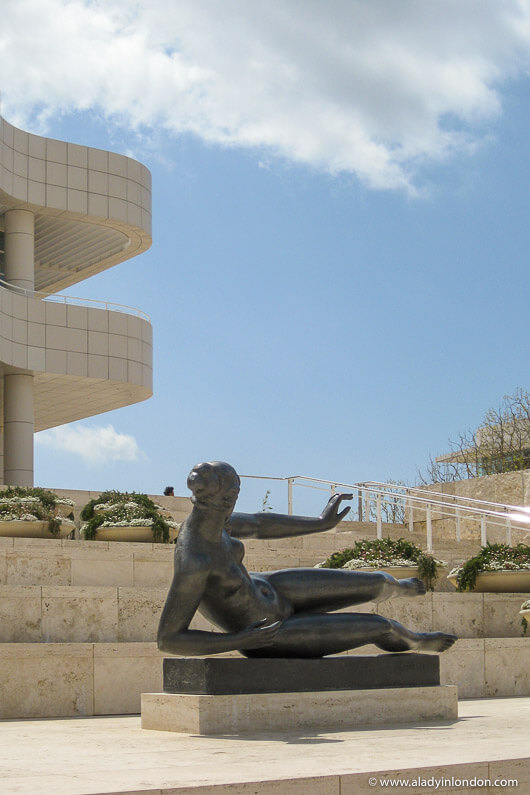 The Getty museum in Malibu