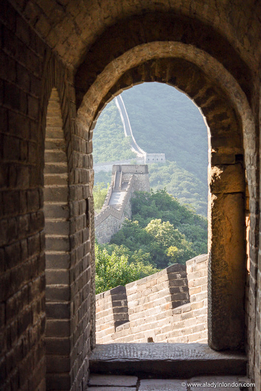 Passage Along the Great Wall of China near Beijing