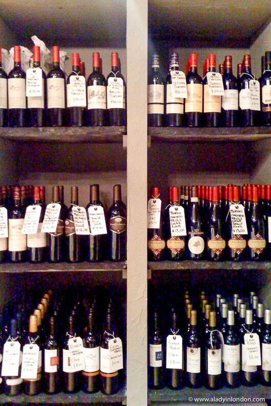 Hampstead Butcher and Providore wine selection in London