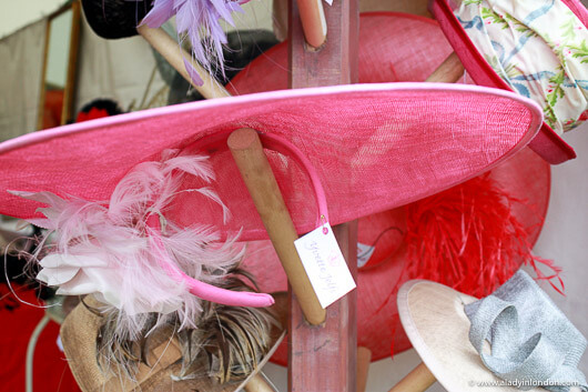 Shop selling hats at the International Day Polo in Berkshire