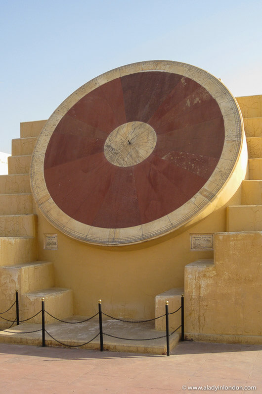 Structure at the Jantar Mantar in Jaipur, India