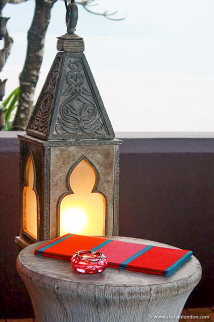 Lantern at a Restaurant at the Four Seasons Resort Langkawi in Malaysia