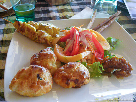 Dinner at Les Collines de Niassam in Senegal