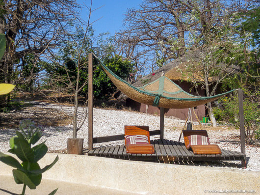 Pool Chairs at Les Collines de Niassam in Senegal