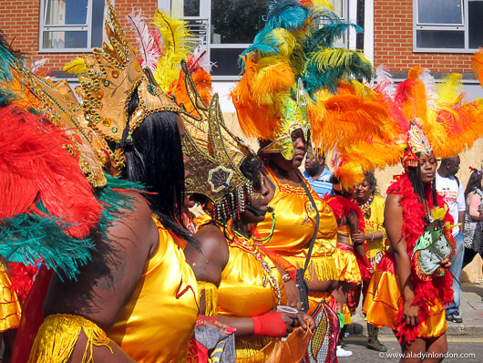 Notting Hill Carnival Dancers in London