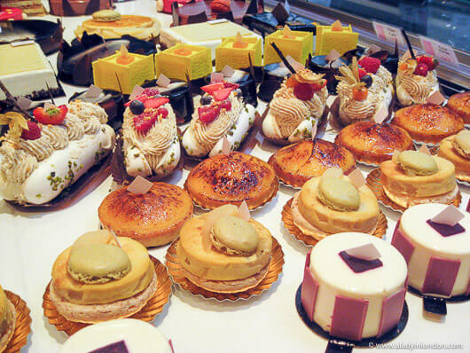 Pastries at Arnaud Delmontel in Paris