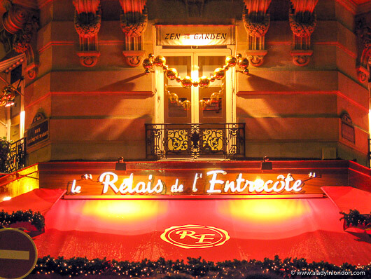 Relais de l'Entrecote in Paris